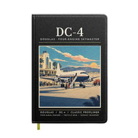 Thumbnail for Douglas DC-4 - Poster - Notebook - Black