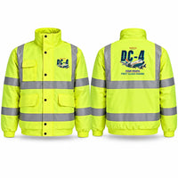 Thumbnail for Douglas DC-4 Reflective Winter Jackets - Cartoon - Fluorescent Yellow