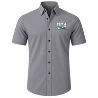 Thumbnail for Douglas DC-4 - Short Sleeve Shirt - Original - Gray