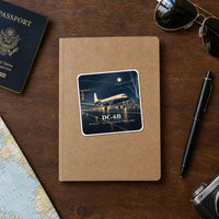 Thumbnail for Douglas DC-6B - 3D - Square Sticker - Notebook