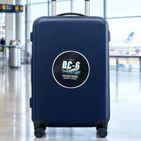 Thumbnail for Douglas DC-6B - Cartoon - Circle Sticker - Suitcase