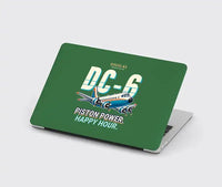 Thumbnail for Douglas DC-6B - Cartoon - MacBook Case - Green
