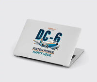 Thumbnail for Douglas DC-6B - Cartoon - MacBook Case - Light Gray