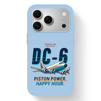 Thumbnail for Douglas DC-6B - Cartoon - MagSafe iPhone 17 Pro - Light Blue