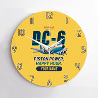 Thumbnail for Douglas DC-6B - Cartoon + Name - No Frame - Yellow