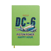 Thumbnail for Douglas DC-6B - Cartoon - Notebook - Light Green