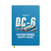 Thumbnail for Douglas DC-6B - Cartoon - Notebook - Turquoise
