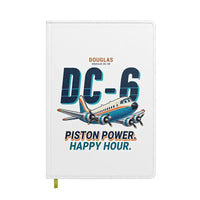 Thumbnail for Douglas DC-6B - Cartoon - Notebook - White