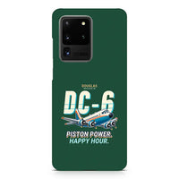 Thumbnail for Douglas DC-6B - Cartoon - Samsung Case - Dark Green