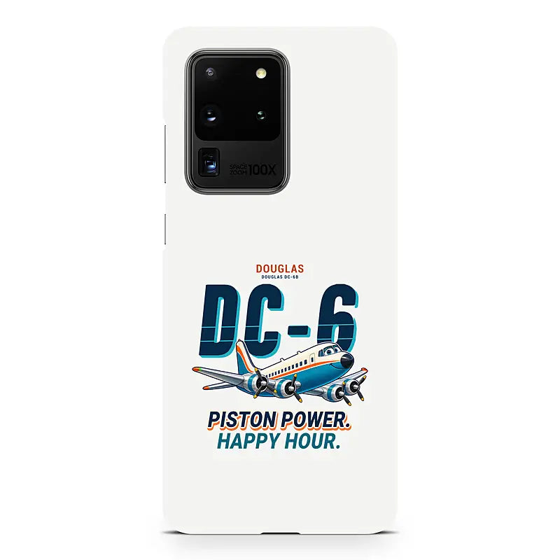 Douglas DC-6B - Cartoon - Samsung Case - White