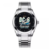 Thumbnail for Douglas DC-6B - Cartoon - Stainless Steel Band - For Men