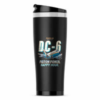 Thumbnail for Douglas DC-6B - Cartoon - Stainless Steel (No Holder) - Black