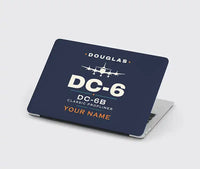 Thumbnail for Douglas DC-6B - Heritage + Name - MacBook Case - Navy Blue