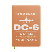 Thumbnail for Douglas DC-6B - Heritage + Name - Notebook - Orange