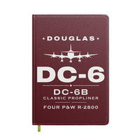 Thumbnail for Douglas DC-6B - Heritage - Notebook - Dark Red