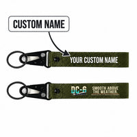 Thumbnail for Douglas DC-6B Hawk-Shaped Key Chains - Dark Green - Original - Personalized