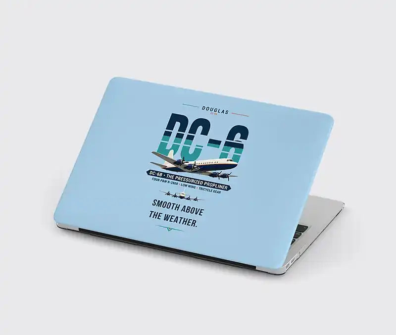 Douglas DC-6B - Original - MacBook Case - Light Blue