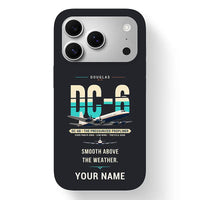 Thumbnail for Douglas DC-6B - Original + Name - MagSafe iPhone 17 Pro - Black