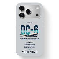 Thumbnail for Douglas DC-6B - Original + Name - MagSafe iPhone 17 Pro - Light Gray