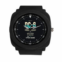 Thumbnail for Douglas DC-6B - Original + Name - Rubber Strap - Black