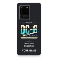 Thumbnail for Douglas DC-6B - Original + Name - Samsung Case - Black