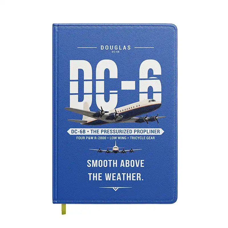 Douglas DC-6B - Original - Notebook - Blue