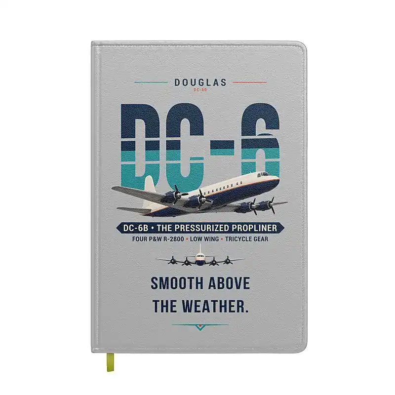 Douglas DC-6B - Original - Notebook - Light Gray