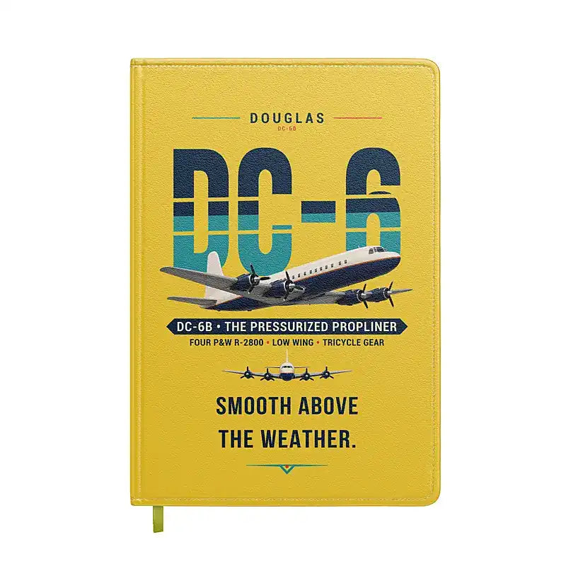 Douglas DC-6B - Original - Notebook - Yellow