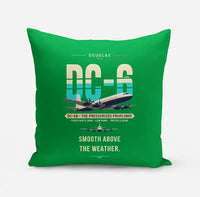 Thumbnail for Douglas DC-6B - Original - Pillow - Green