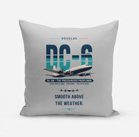 Thumbnail for Douglas DC-6B - Original - Pillow - Light Gray