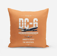 Thumbnail for Douglas DC-6B - Original - Pillow - Orange