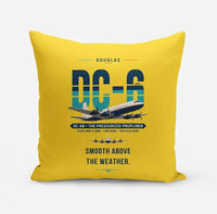 Thumbnail for Douglas DC-6B - Original - Pillow - Yellow