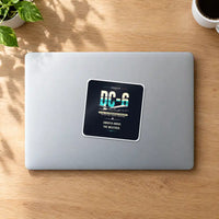Thumbnail for Douglas DC-6B - Original - Square Sticker - MacBook