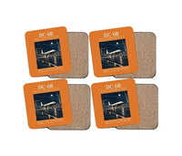 Thumbnail for Douglas DC-6B - Poster - Coaster Set - Orange