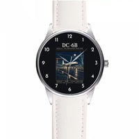Thumbnail for Douglas DC-6B - Poster - Leather Strap - White Leather Strap