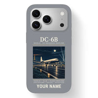 Thumbnail for Douglas DC-6B - Poster + Name - MagSafe iPhone 17 Pro - Gray