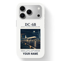 Thumbnail for Douglas DC-6B - Poster + Name - MagSafe iPhone 17 Pro - White