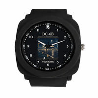 Thumbnail for Douglas DC-6B - Poster + Name - Rubber Strap - Black