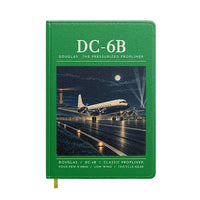 Thumbnail for Douglas DC-6B - Poster - Notebook - Green