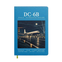Thumbnail for Douglas DC-6B - Poster - Notebook - Turquoise