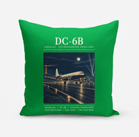 Thumbnail for Douglas DC-6B - Poster - Pillow - Green
