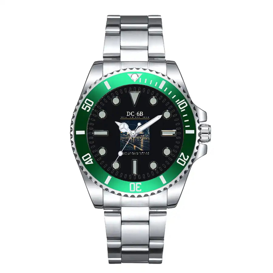 Douglas DC-6B - Poster - Premium Diver - Green