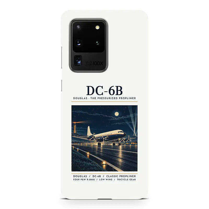 Douglas DC-6B - Poster - Samsung Case - White