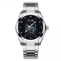Thumbnail for Douglas DC-6B - Poster - Stainless Steel Band - For Men