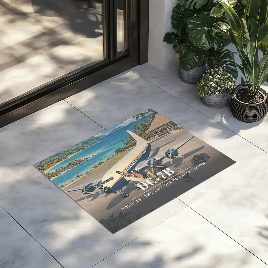 Douglas DC-7B - 3D - Door Mat