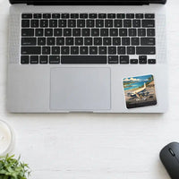 Thumbnail for Douglas DC-7B - 3D - Square Sticker - Laptop