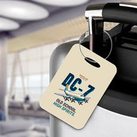 Thumbnail for Douglas DC-7B - Cartoon - Luggage Tag - Beige