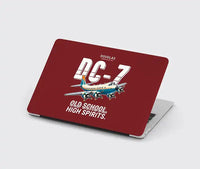 Thumbnail for Douglas DC-7B - Cartoon - MacBook Case - Dark Red