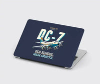 Thumbnail for Douglas DC-7B - Cartoon - MacBook Case - Navy Blue