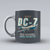 Thumbnail for Douglas DC-7B - Cartoon - Mug - Gray